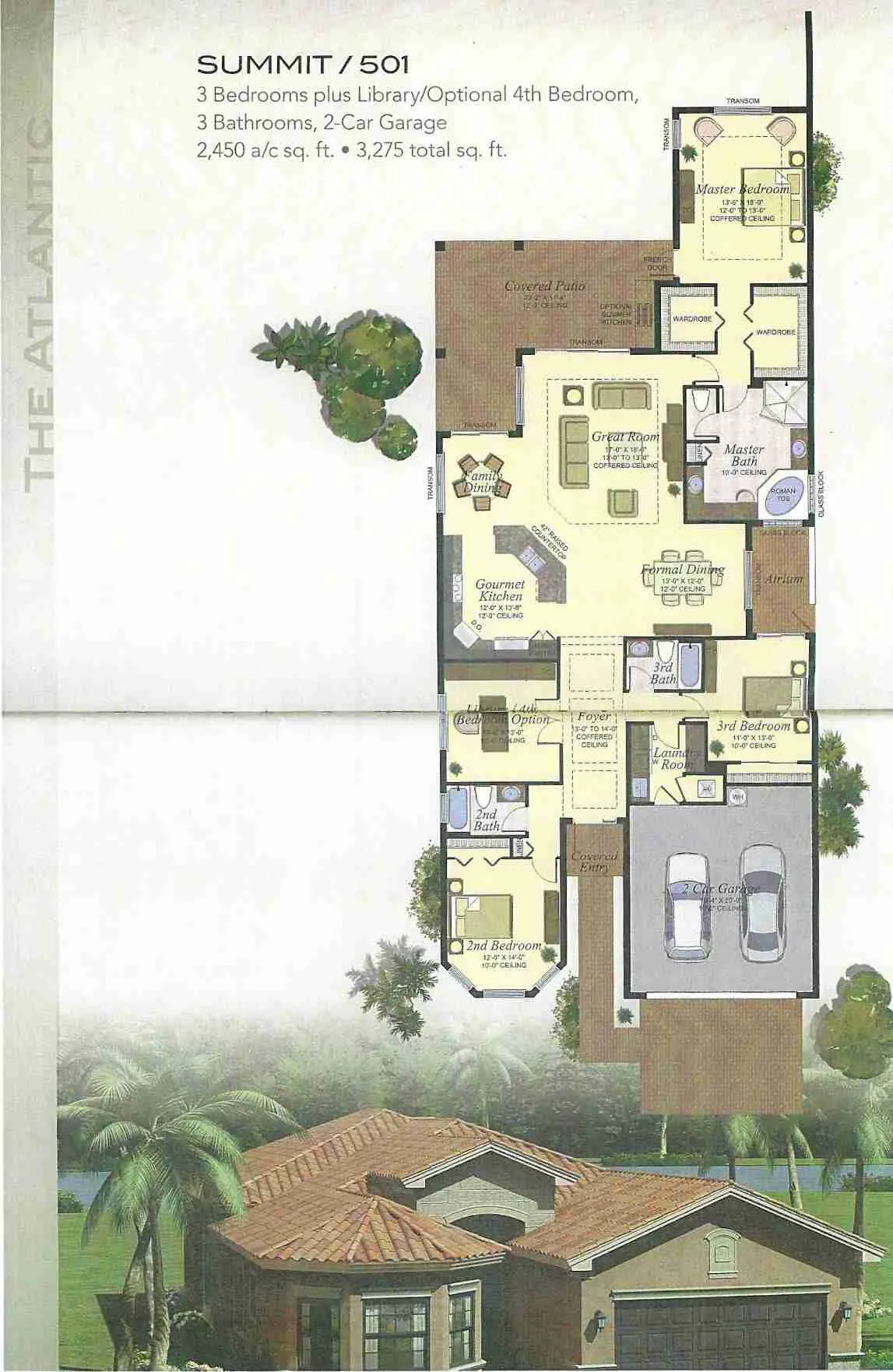 The Bridges Summit historical floor-plan drawing