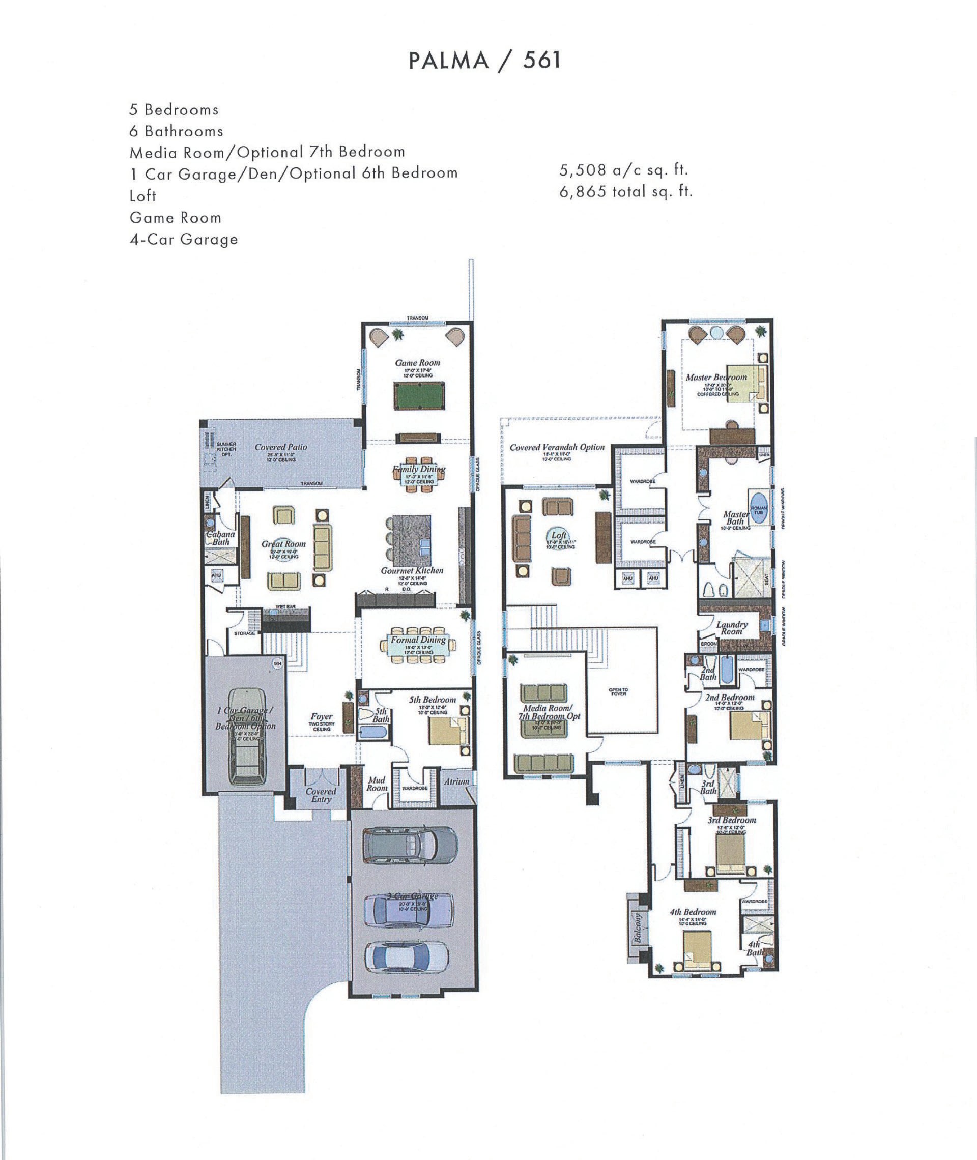 Boca Bridges Palma — Mediterranean / Transitional — historical plan sheet