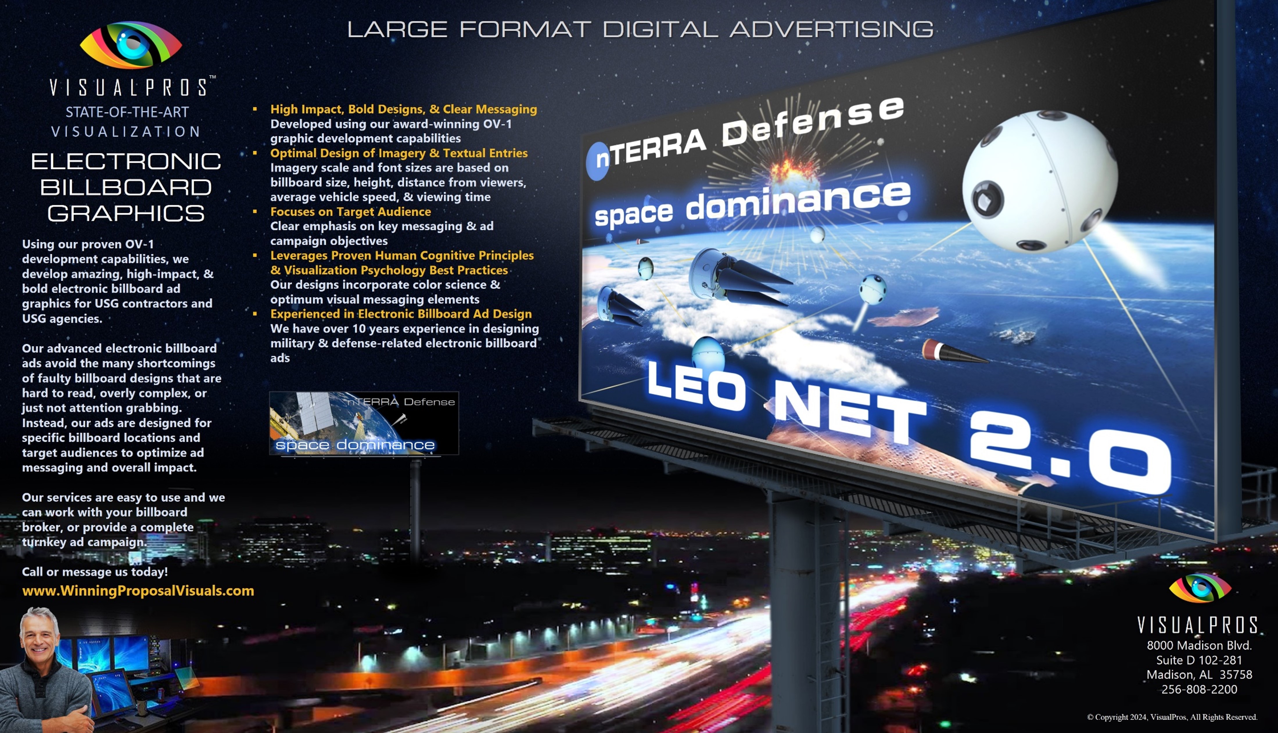 Software Development Billboard VisualPros - Proposal Graphics, Graphic Design, Business Development
