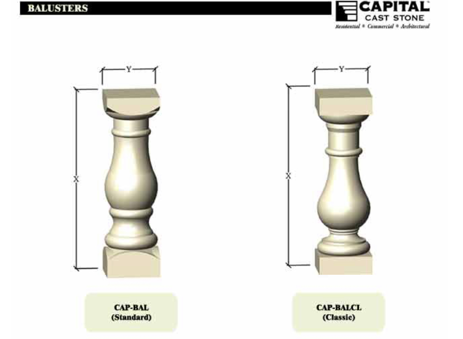 Capital Cast Stone - Products Colors
