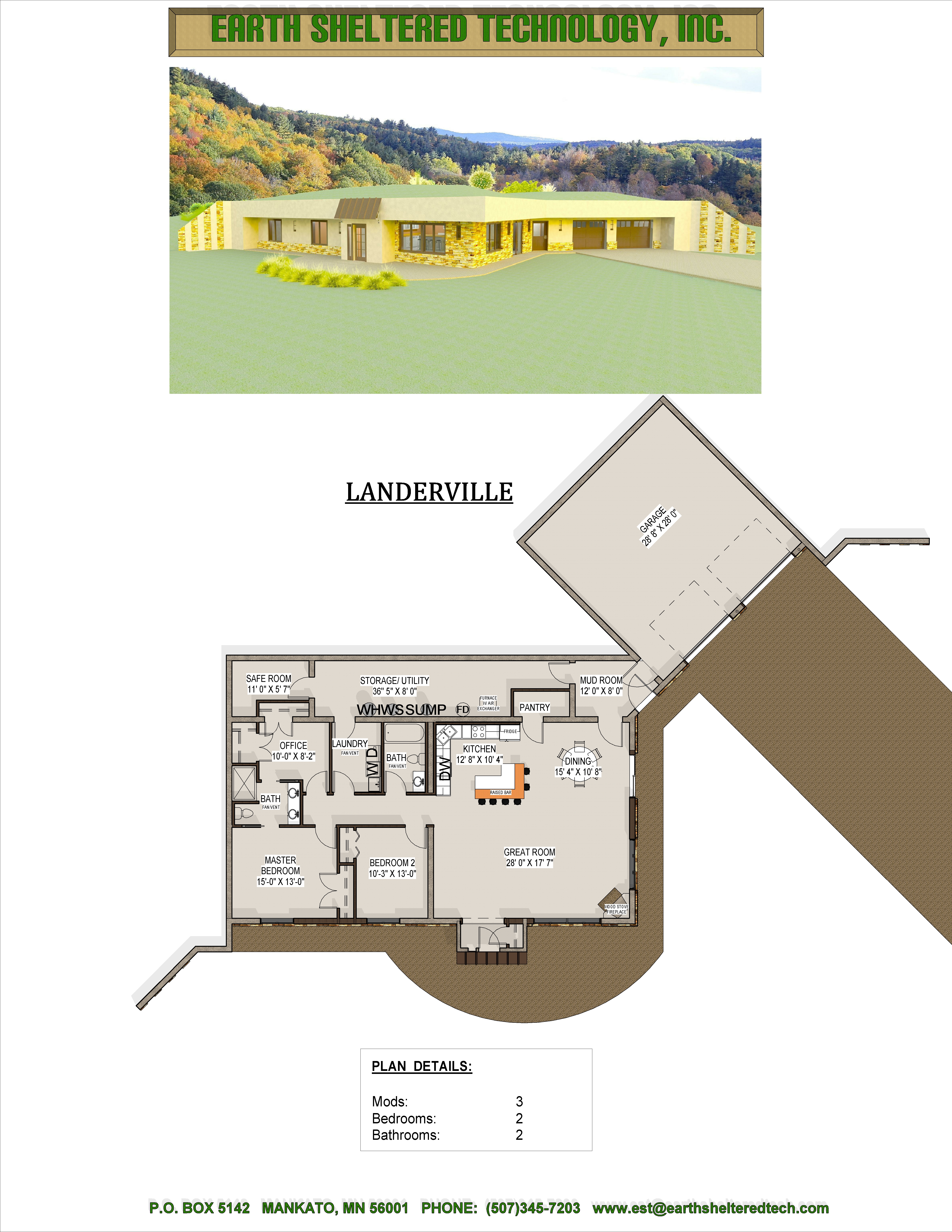 Earth Sheltered Underground Home Designs Earth Sheltered House