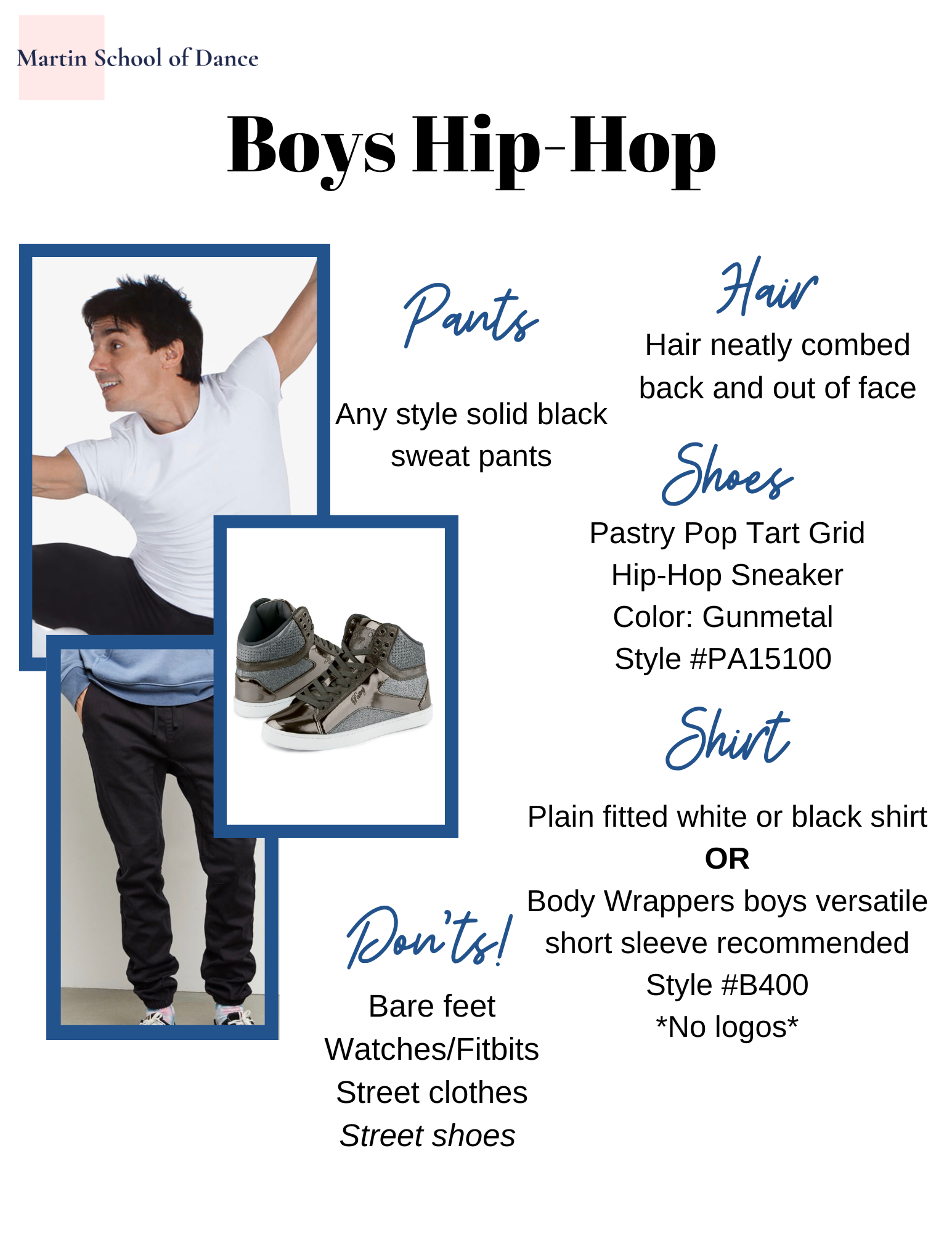 Body Wrappers Boys Jazz Pant - Dance Street