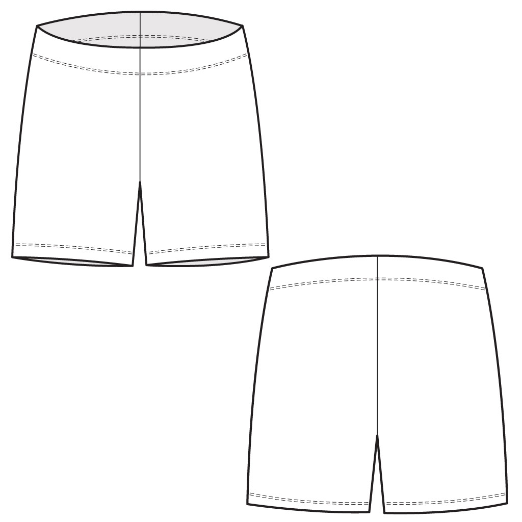 Wrestling Trunks Template