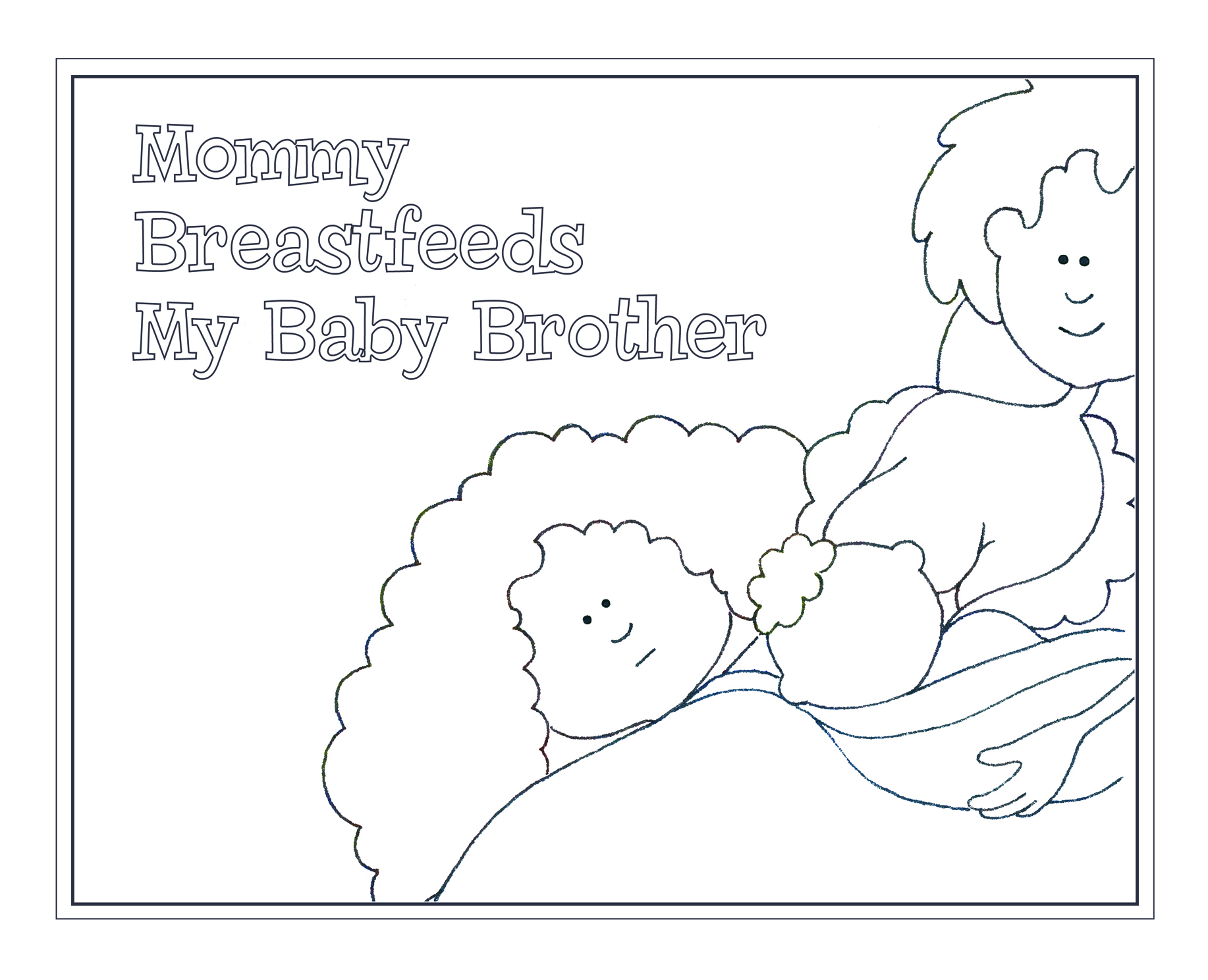 big brother coloring pages