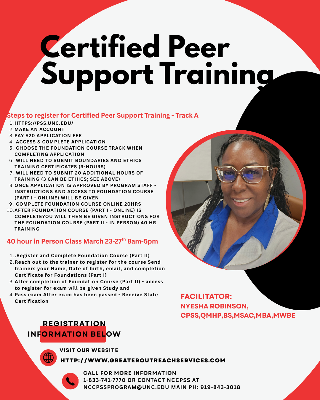 Basic Peer Support Training Greater Outreach Services
