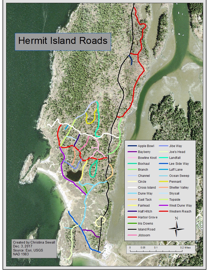 Hermit Island Campground Map