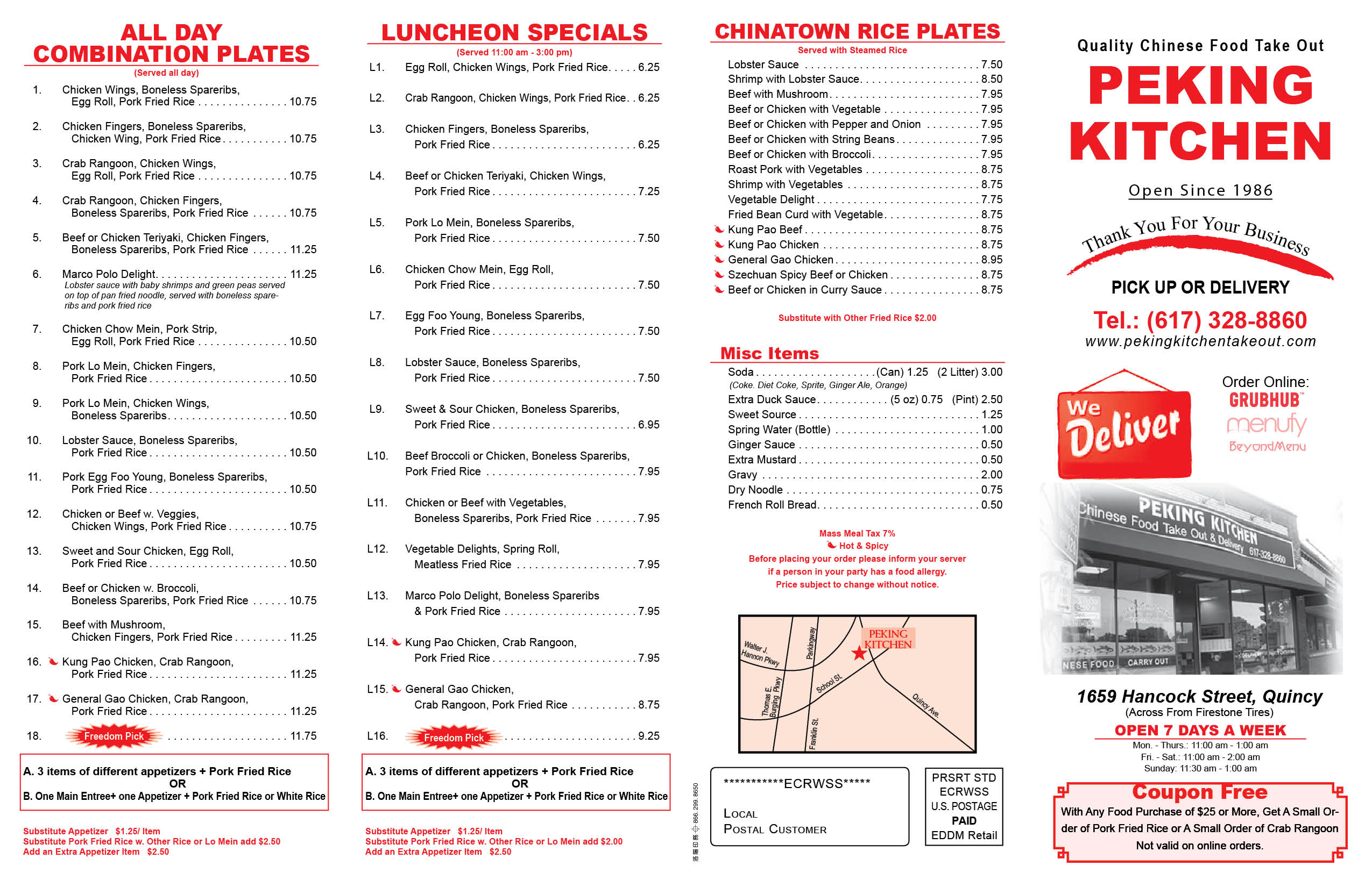 Peking Kitchen Of Quincy