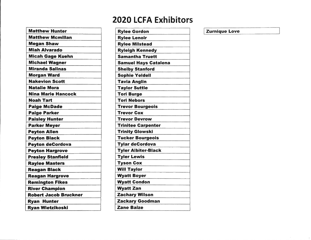 Commission Free Auction Limestone County Fair Association