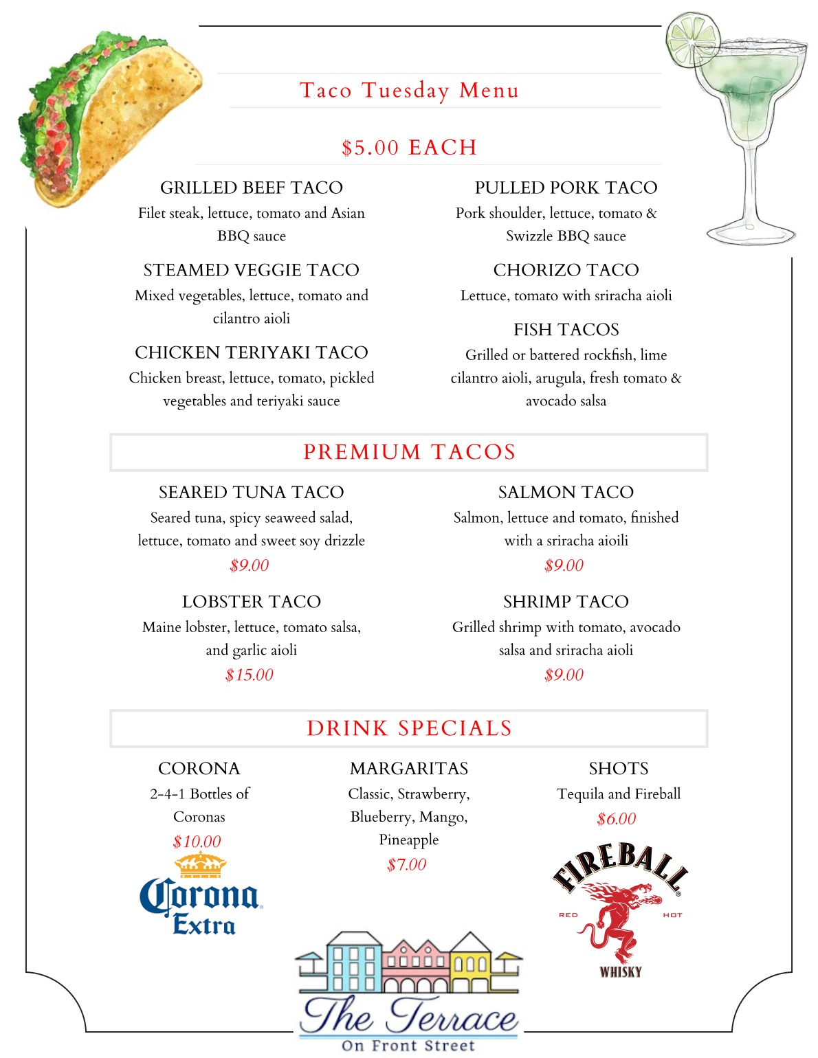 Specail Menu Toco Special Menus
