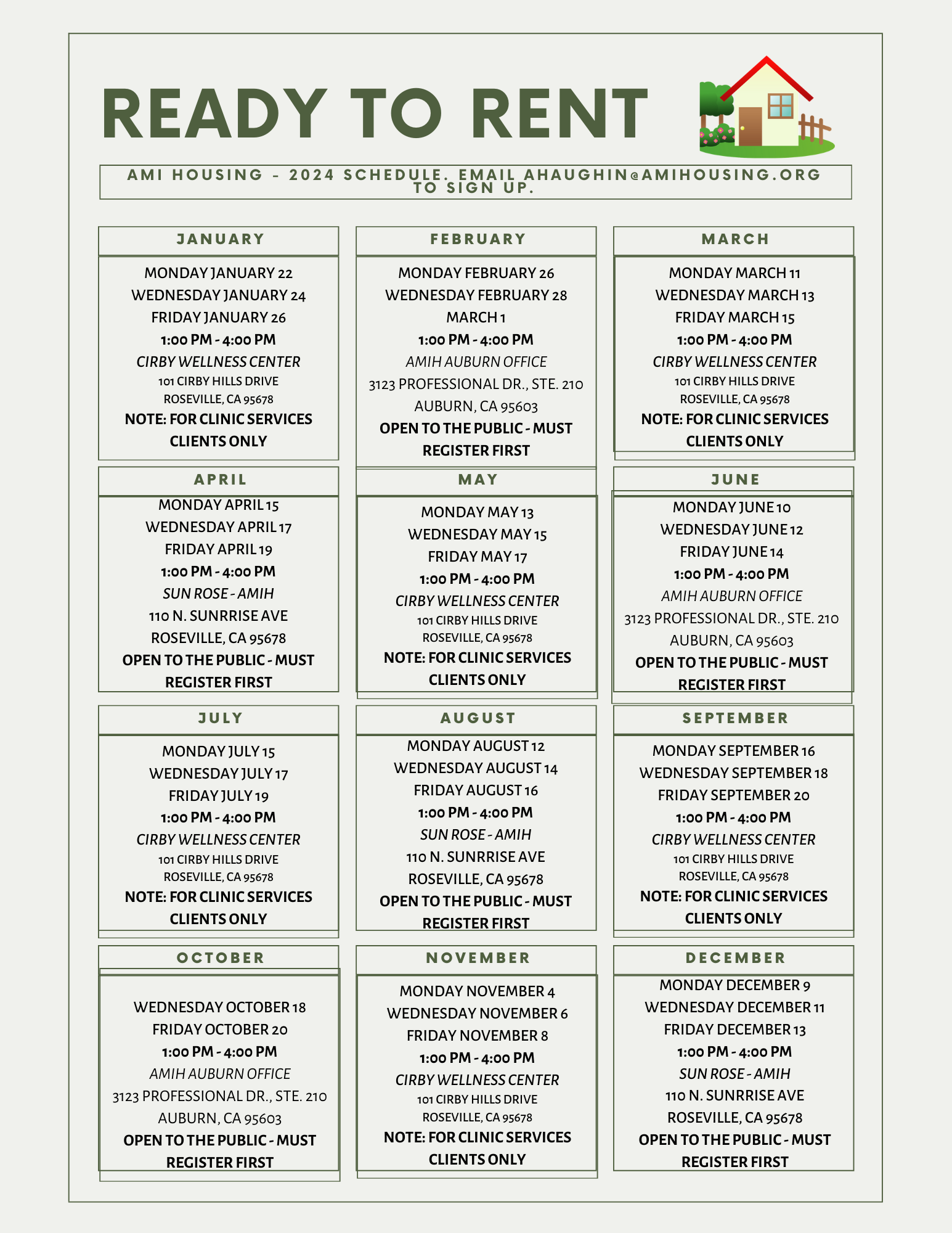 Calender With Rent Calendar