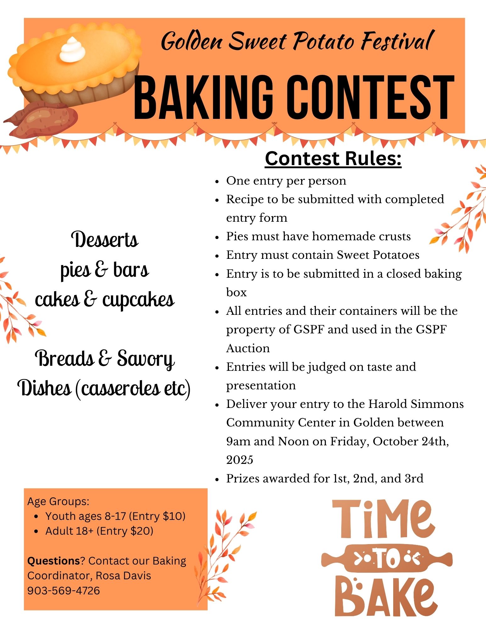 Baking Contest