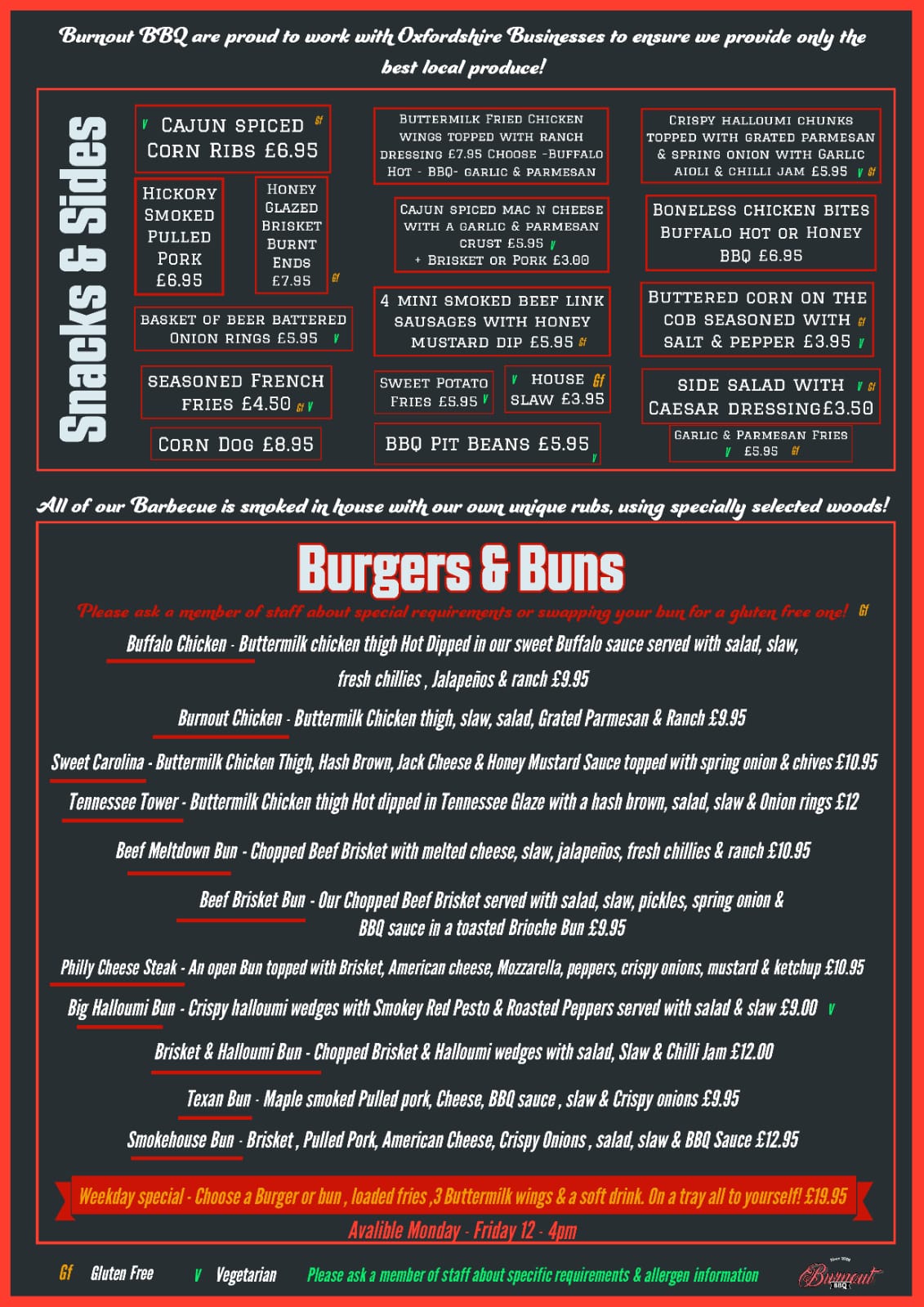 Main Menu | Burnout BBQ