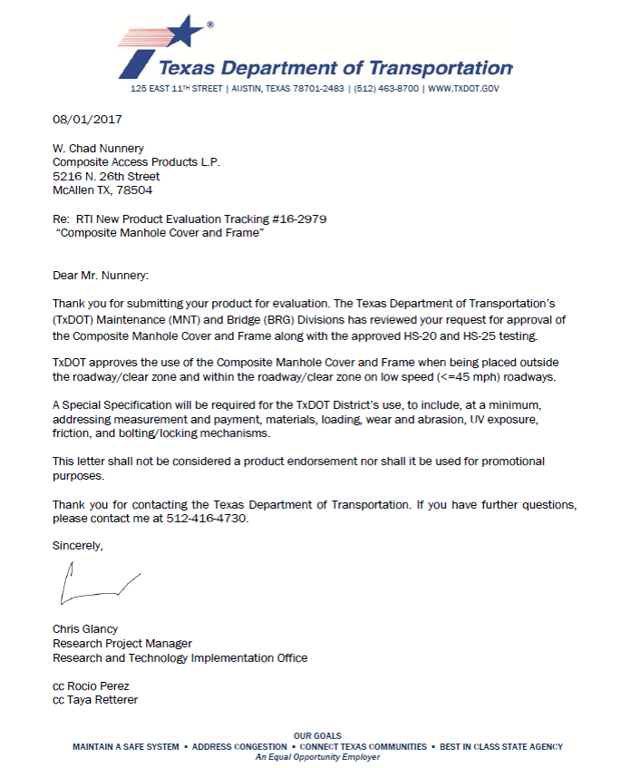 Azdot Letter.pdf Products
