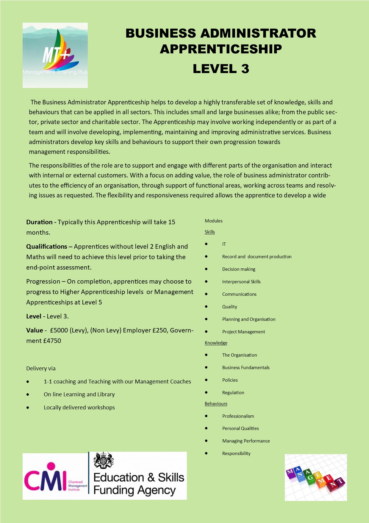 Management Training Plus