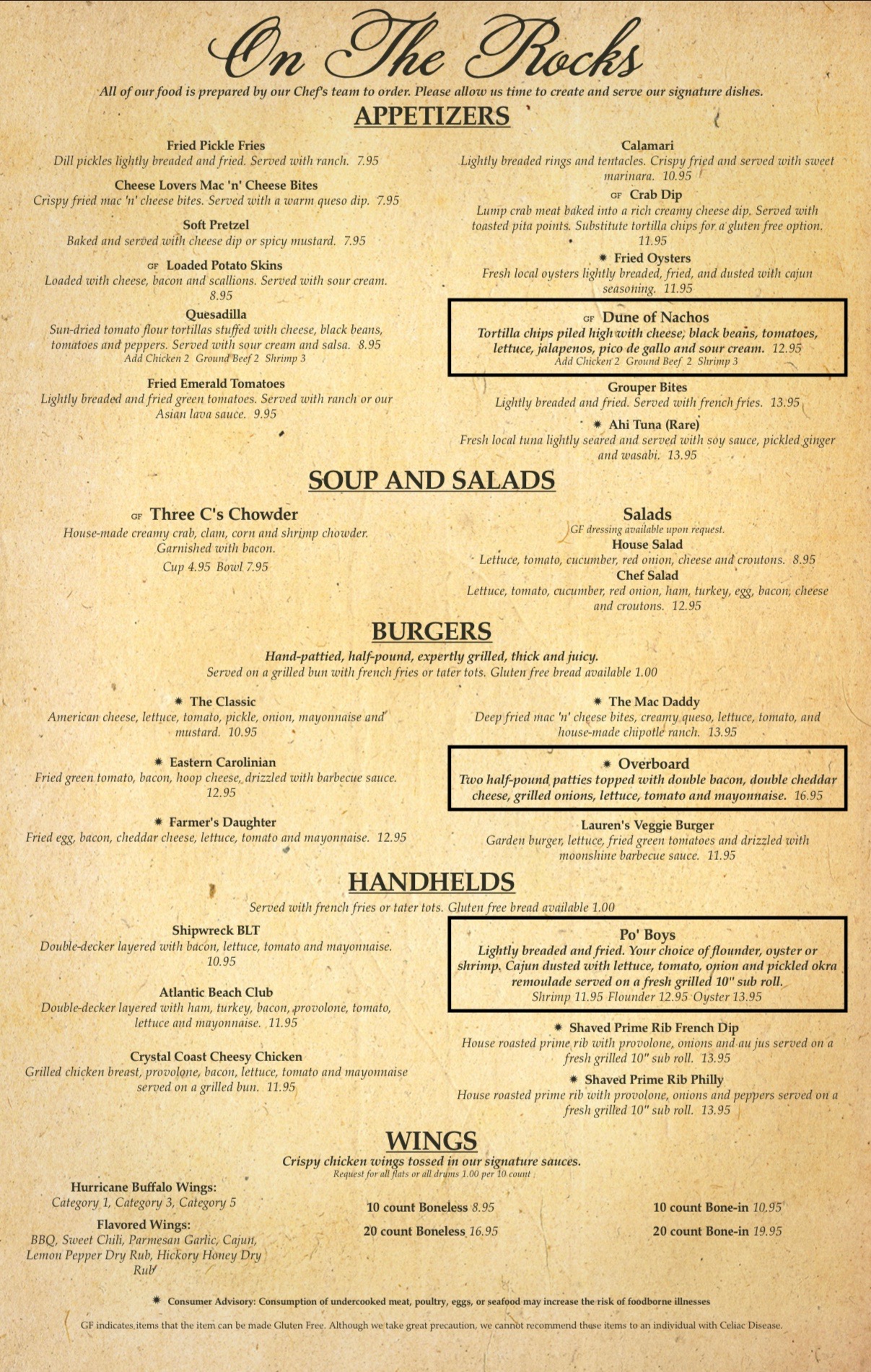 On The Rocks - Restaurant, Atlantic Beach | On The Rocks