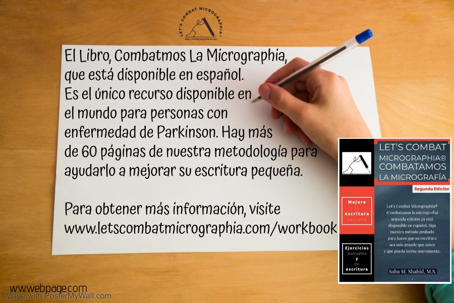 Let's Combat Micrographia - Micrographia, Parkinson's Disease