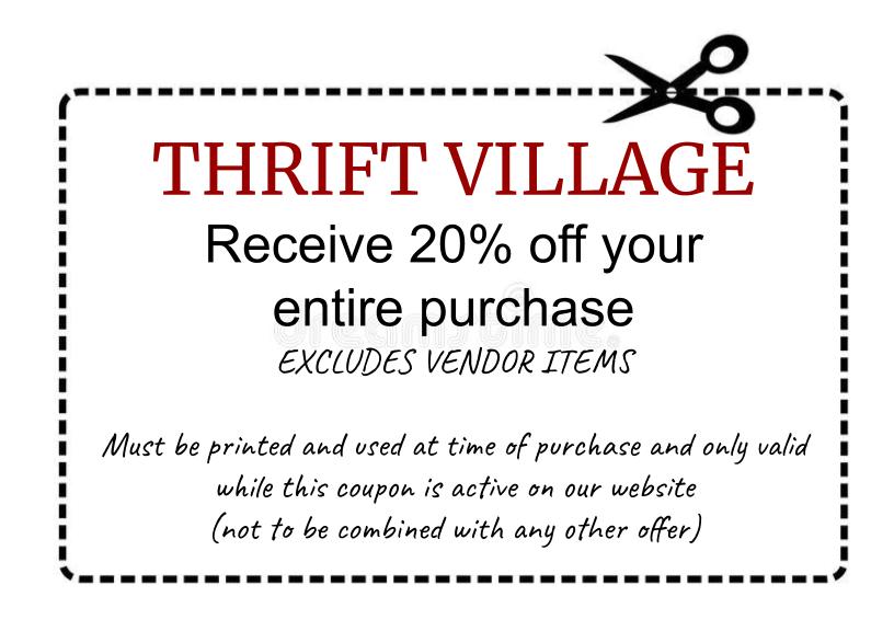 Thrift Village - Thrift Store, Used Furniture