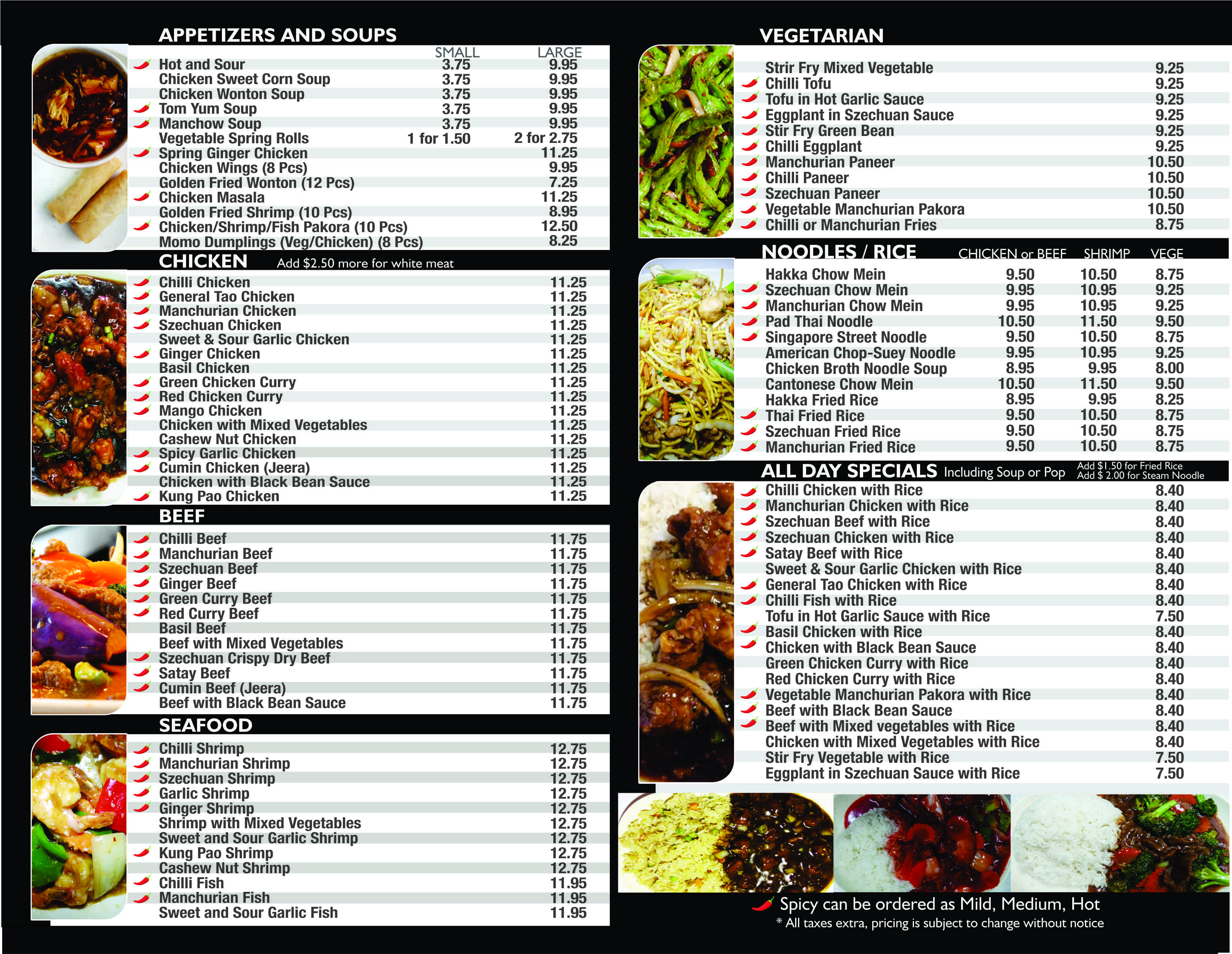 MENU | WOK OF ASIA