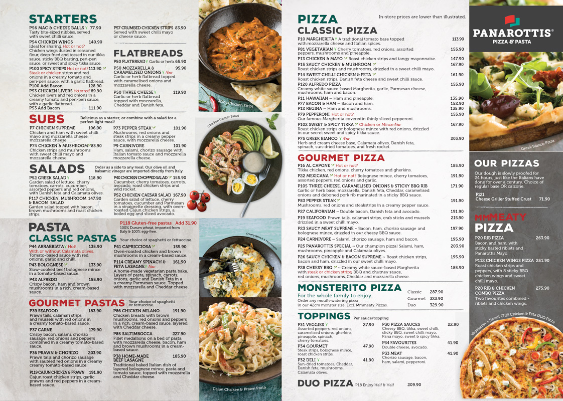 Windhoek Menus | Dial-A-Meal Namibia