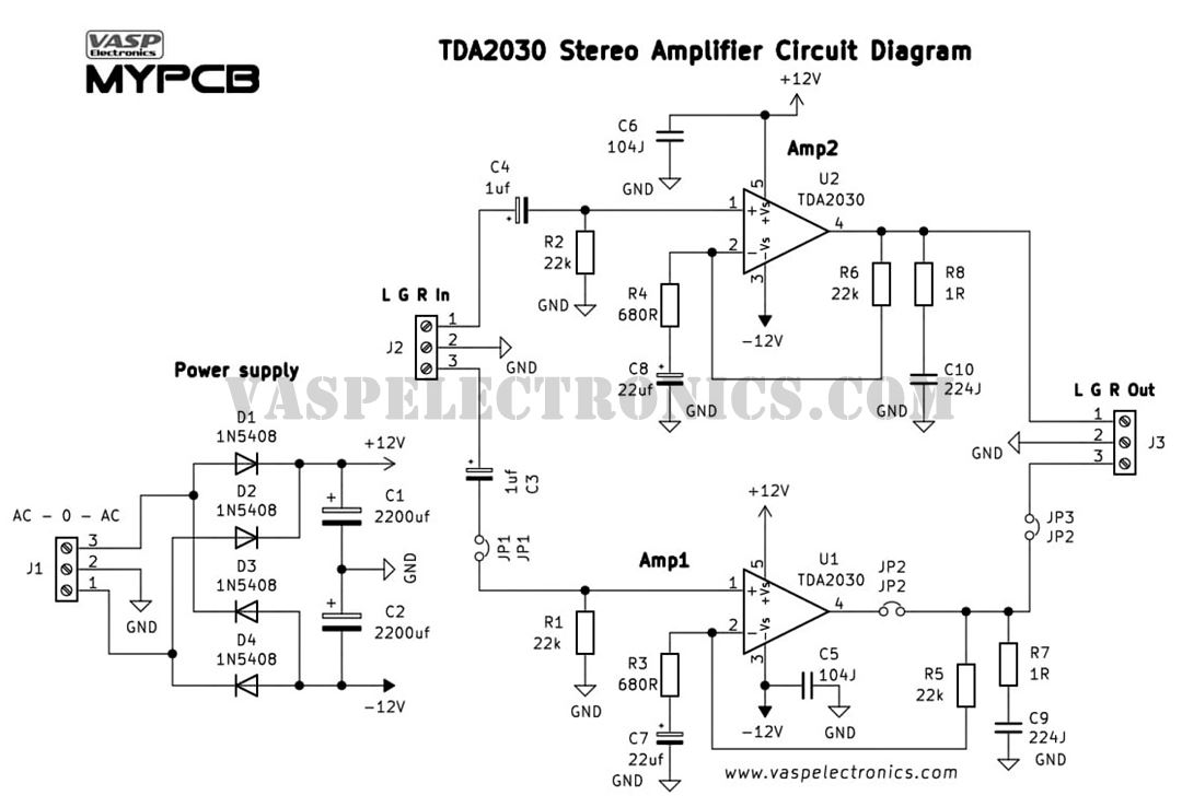 Free Download Amplifier Circuit Wiring Diagram List of Parts