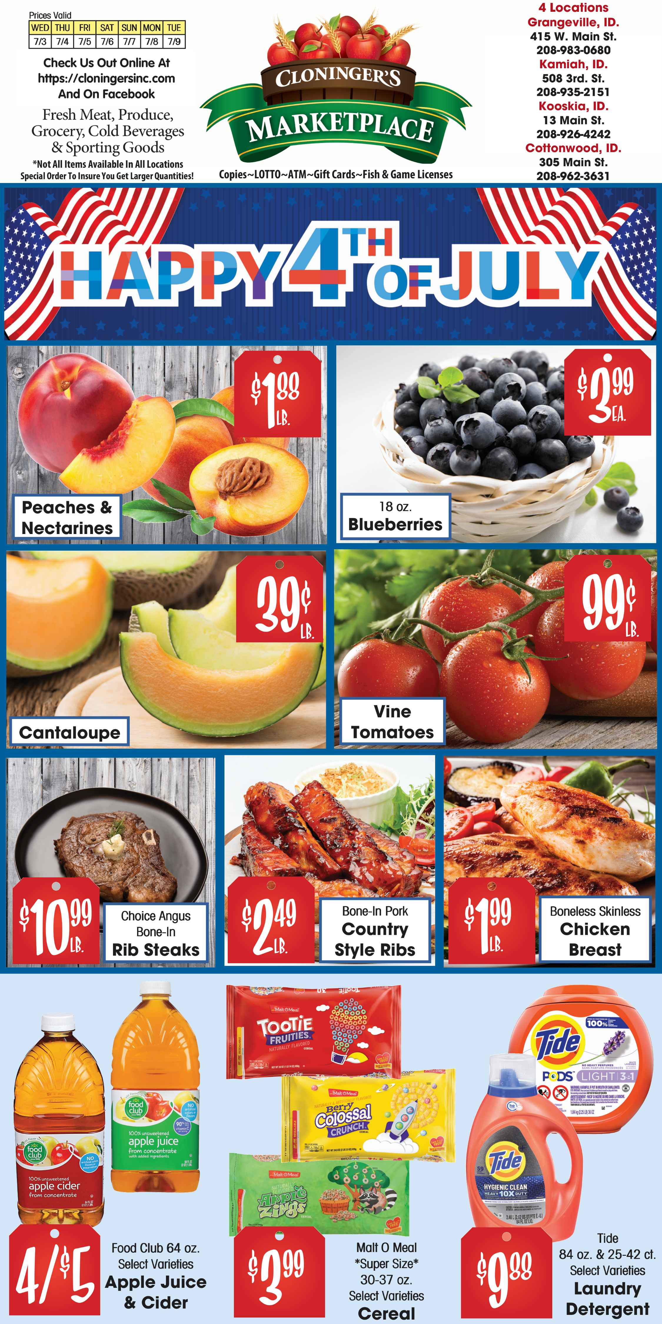 Cloninger's Inc
