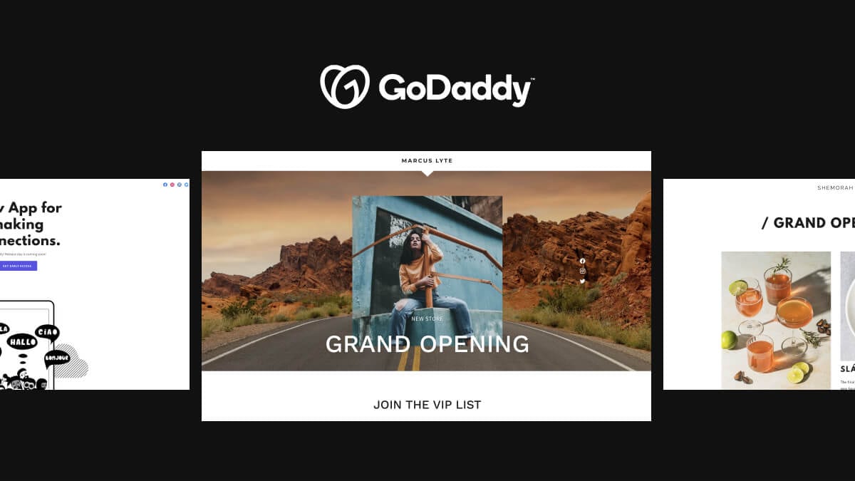 Coming Soon Website Templates GoDaddy