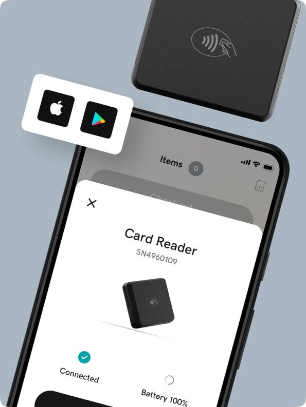 Credit Card Reader, Swipe, scan or tap