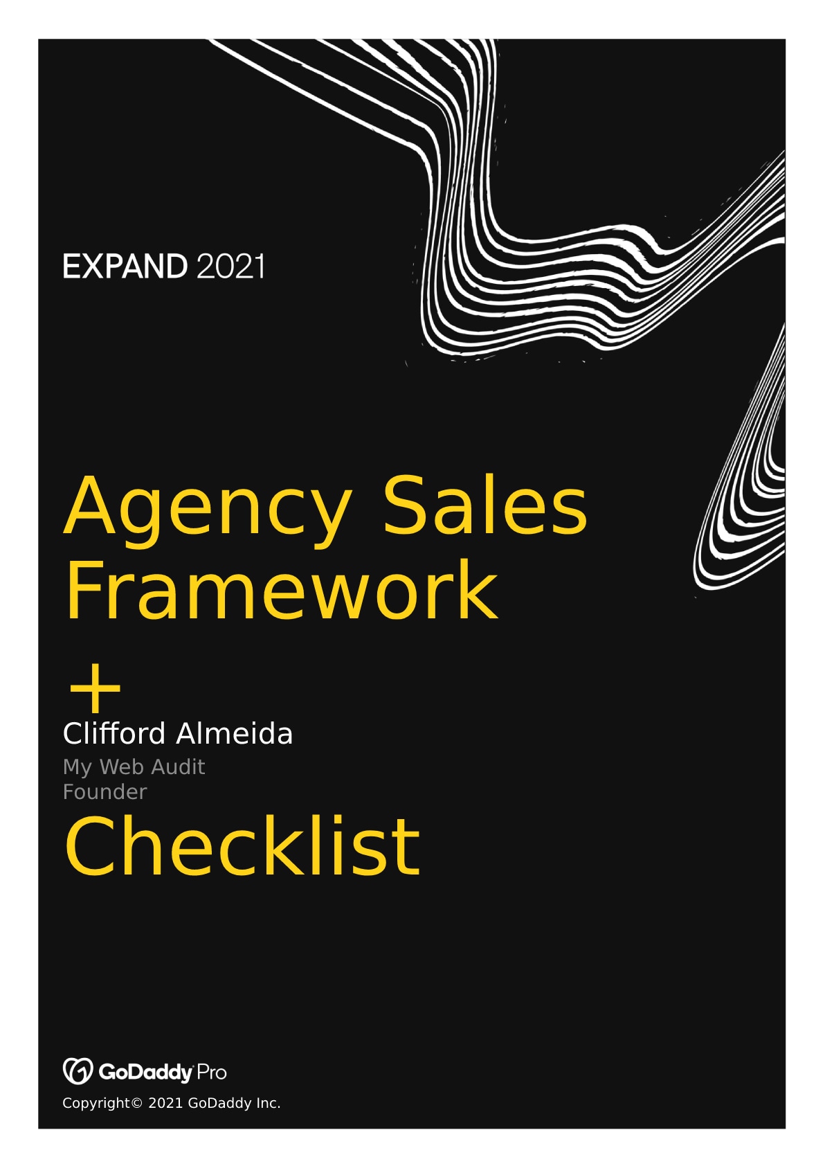 Agency Sales Framework And Checklist Cover