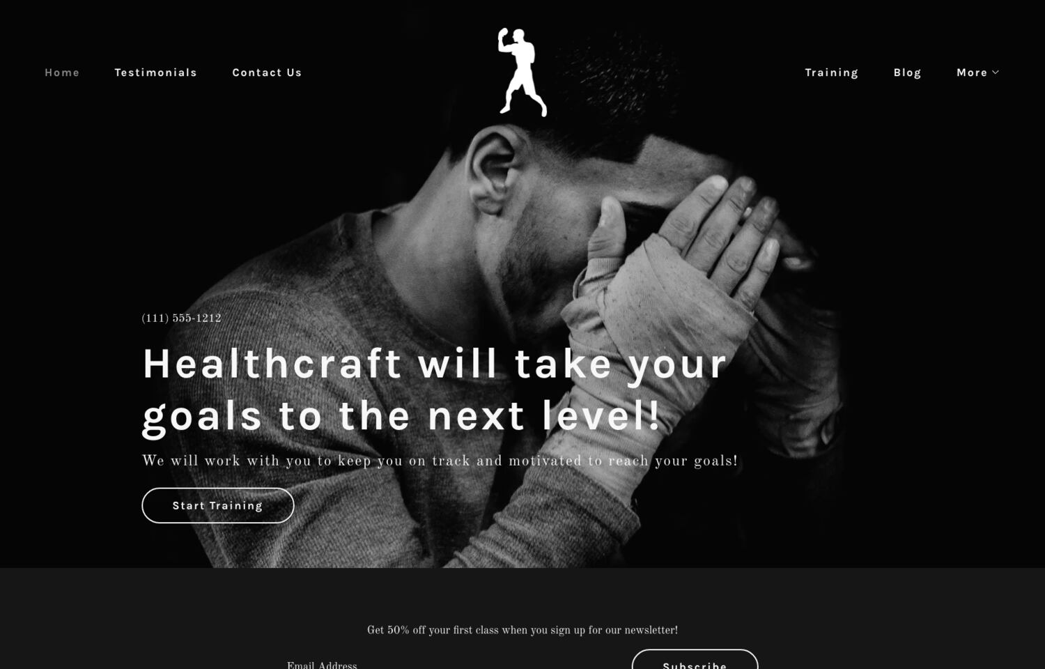 Health and Fitness Website Templates GoDaddy IN