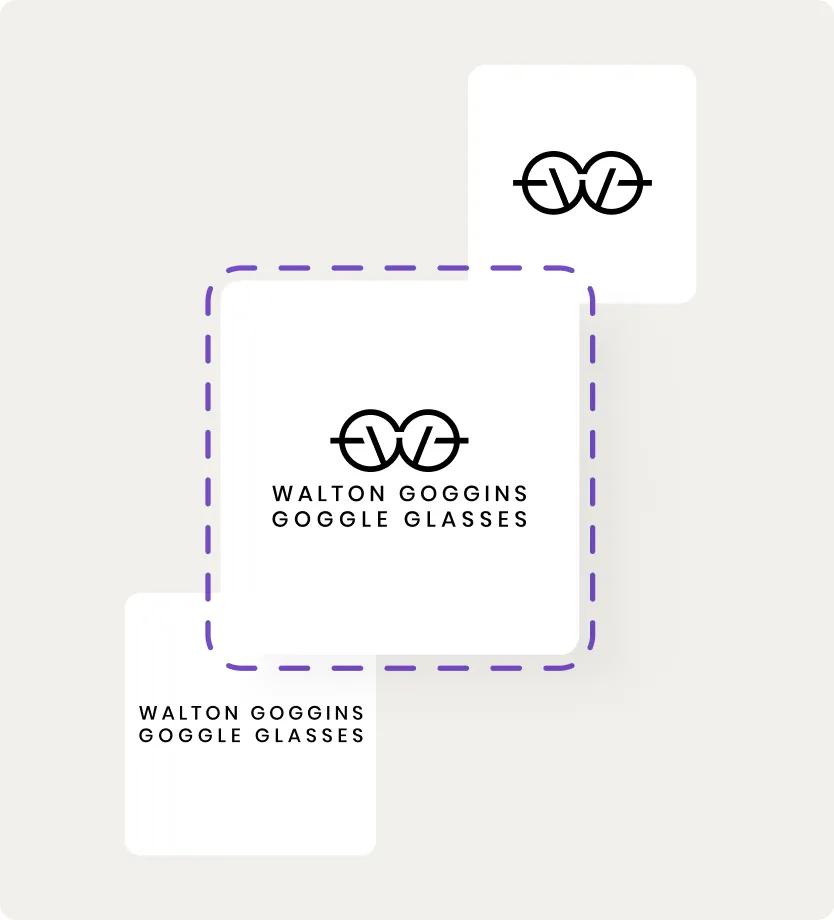 Pre-sized logo versions