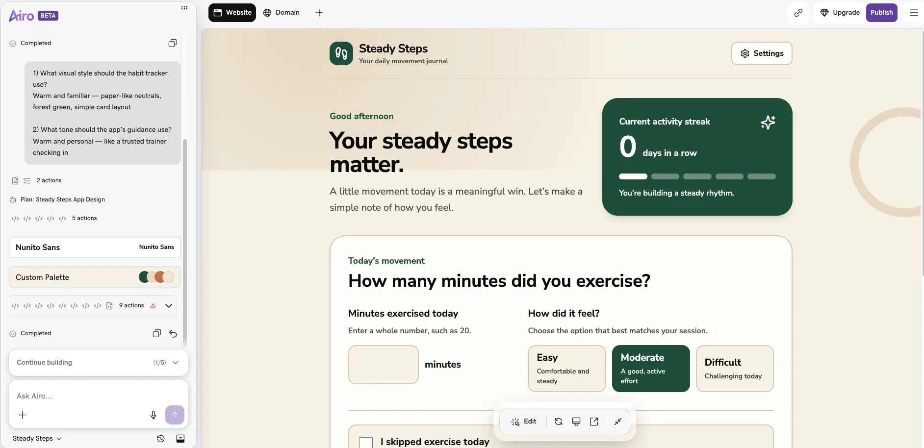 fitness-app-airo-ai-builder