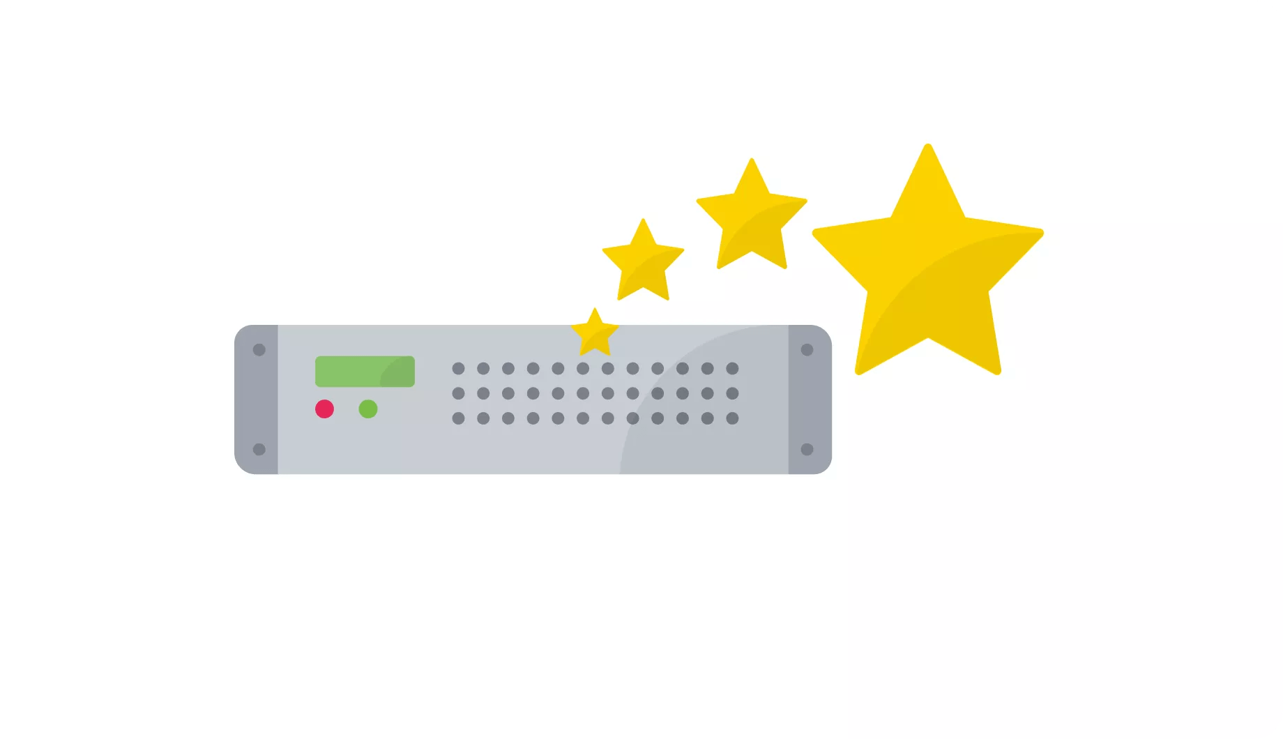 Web Hosting to grow with your success - White