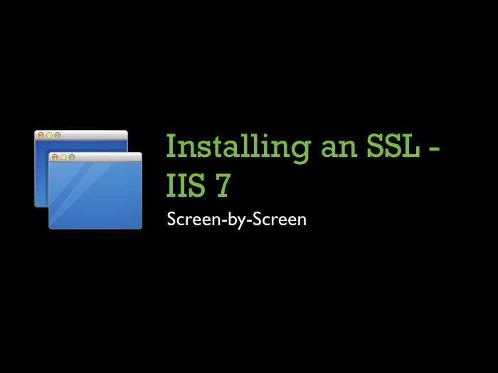 Install certs. Microsoft IIS. Iis7 это.