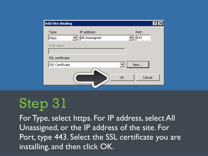 Ssl Certificate Installation In Microsoft Iis 7 Web