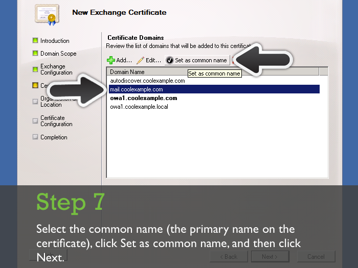 Certificate signing request