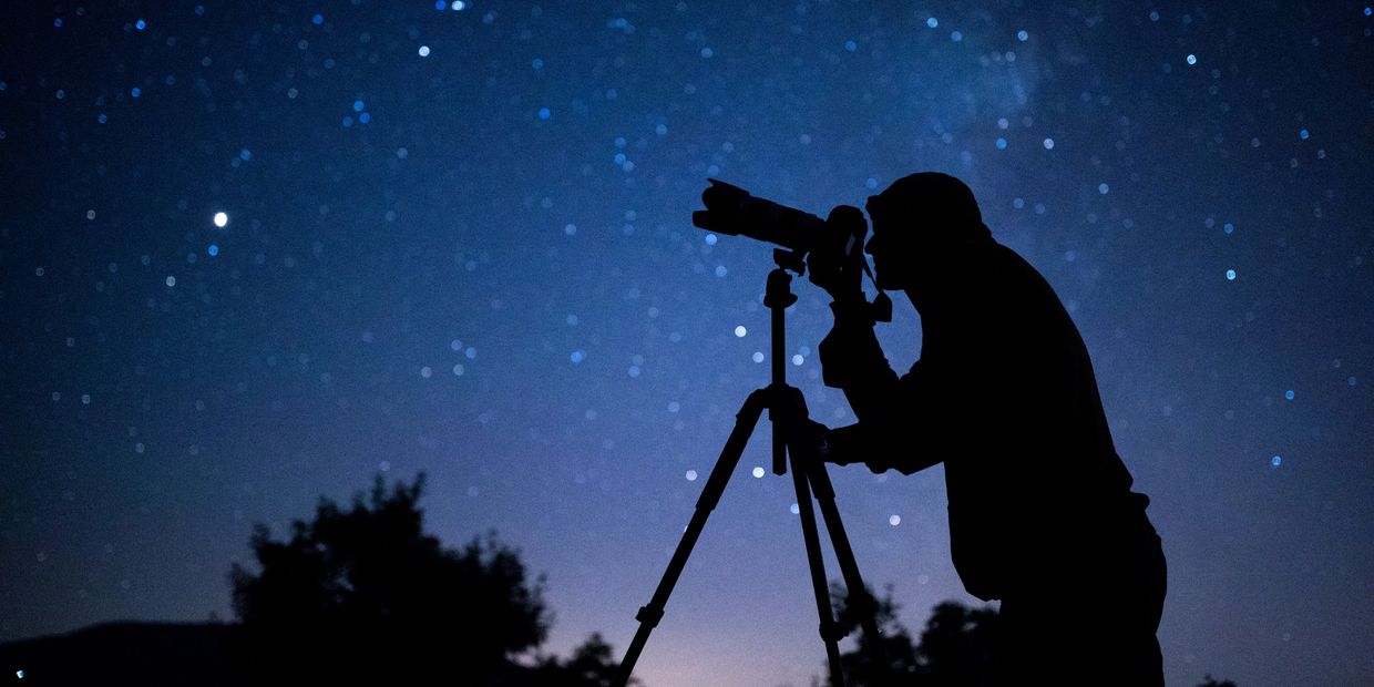 Dark Skies Viewing. Constelllations and Milky Way.