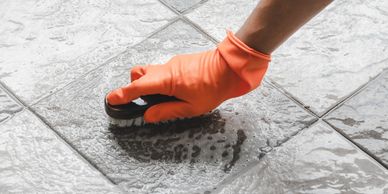 Deep cleaning services, floor washing butterfly maids services