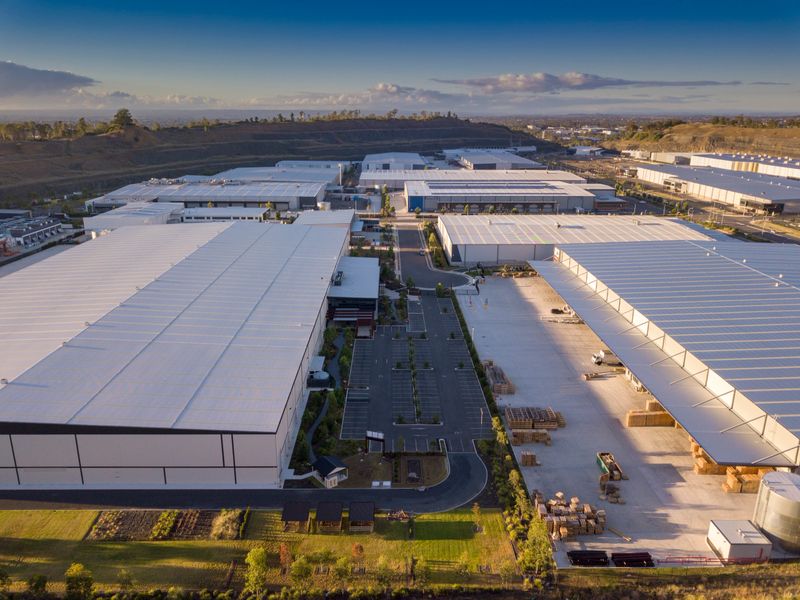 Industrial warehouse. Commercial real estate.