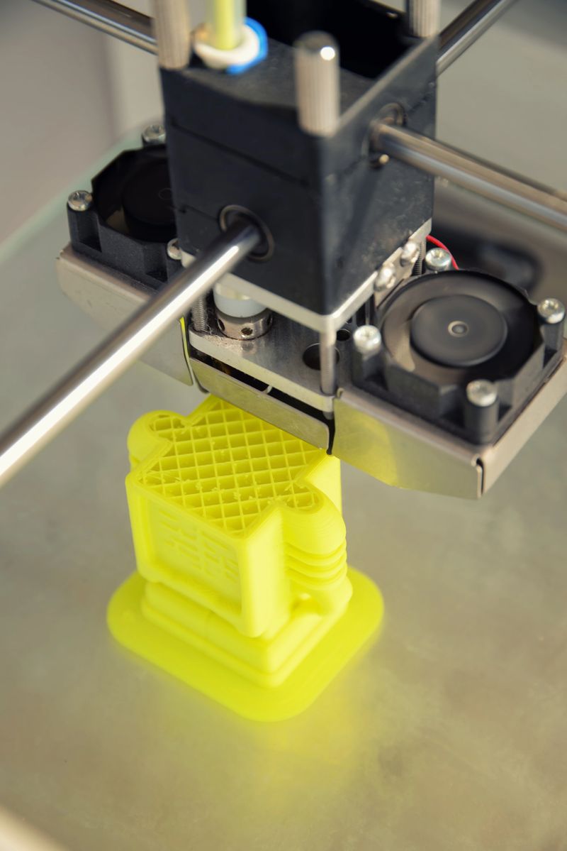 3D Printer Creating An Object