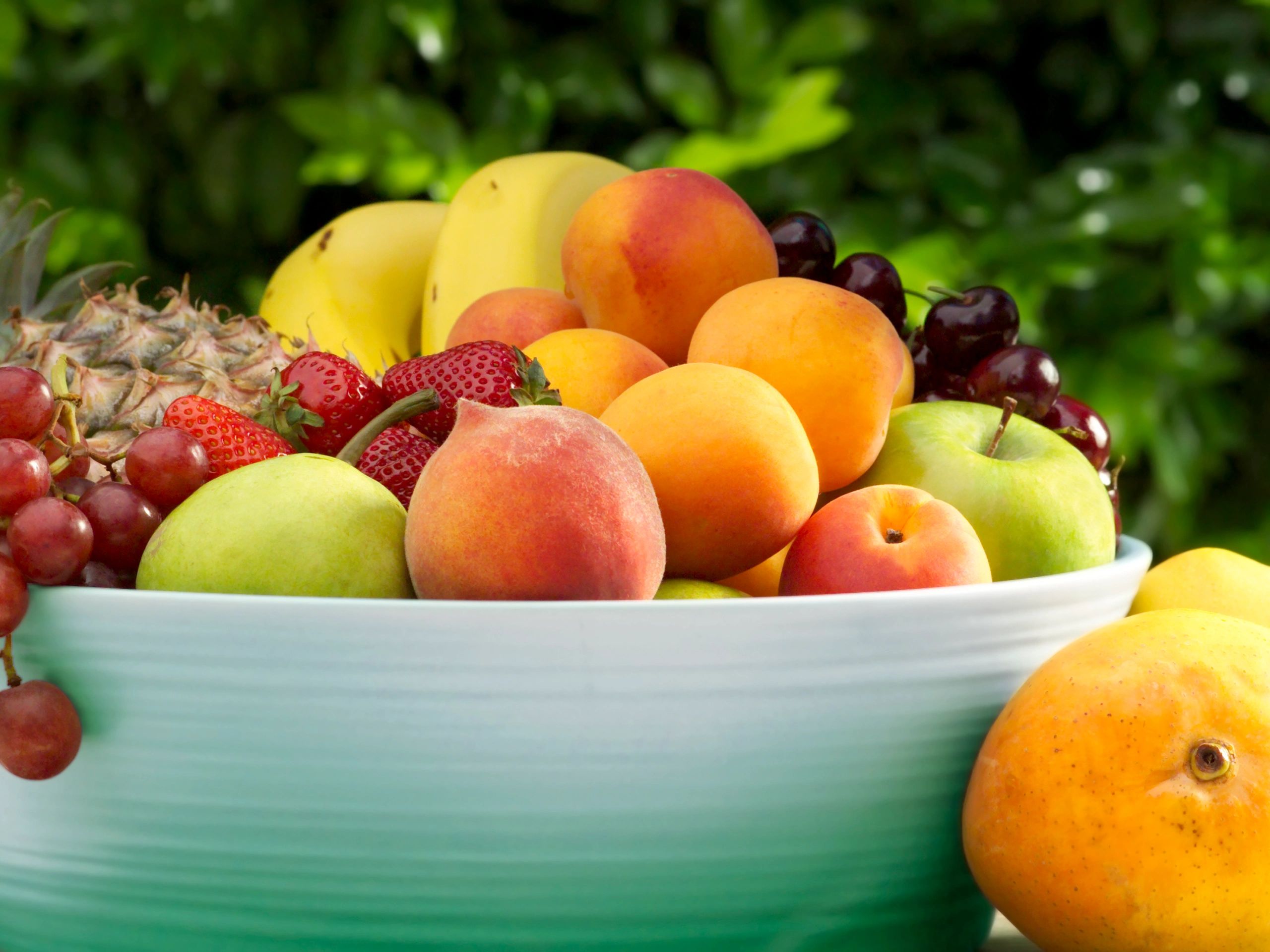 Fresh fruits and vegetables from our orchard, ready for your farm share.