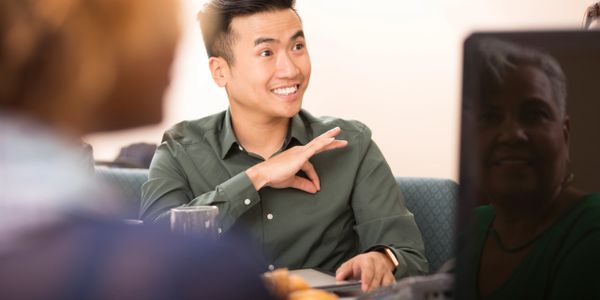 Interpreters collaborating across languages.