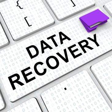 Keyboard key labeled DATA RECOVERY with folder icon.