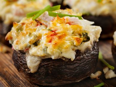 lobster stuffed mushrooms recipe