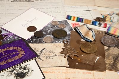 Military memorabilia collection