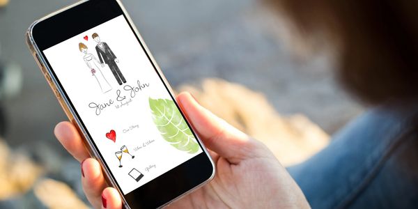 Digital invitation with RSVP tracking