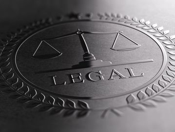 Legal Stamp to suggest owner provides notary services