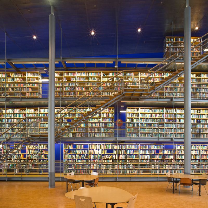 Library stacks