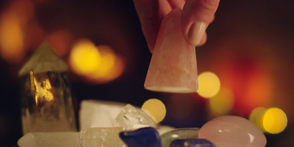 Spa flat lay symbolizing Reiki and Shiatsu energy balance at Wholly Spirit Hands Sugar Land.