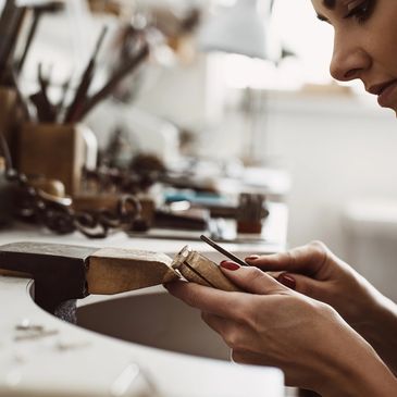 Silver jewellery creating