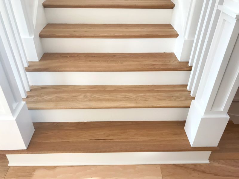 hardwood floor stairs